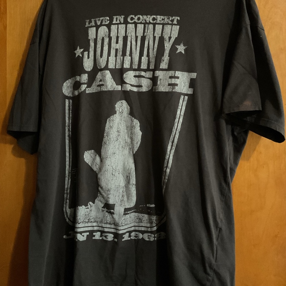 Black Graphic Concert T‑Shirt